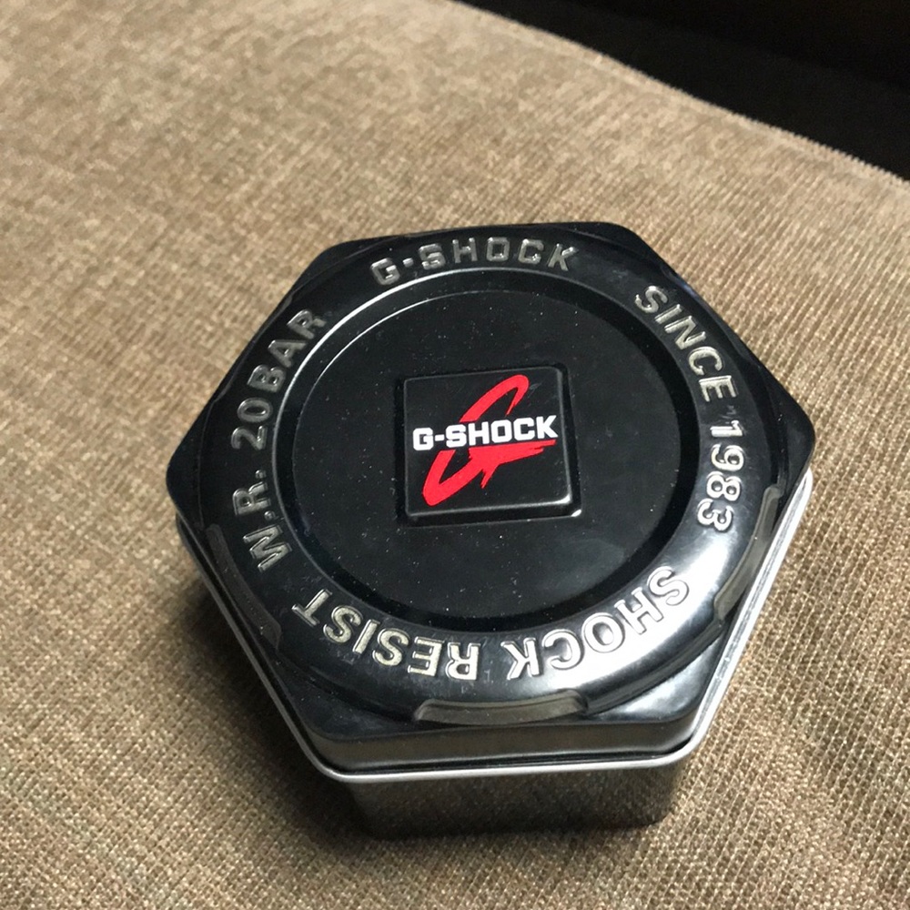 Perfect condition black and gold G-Shock watch